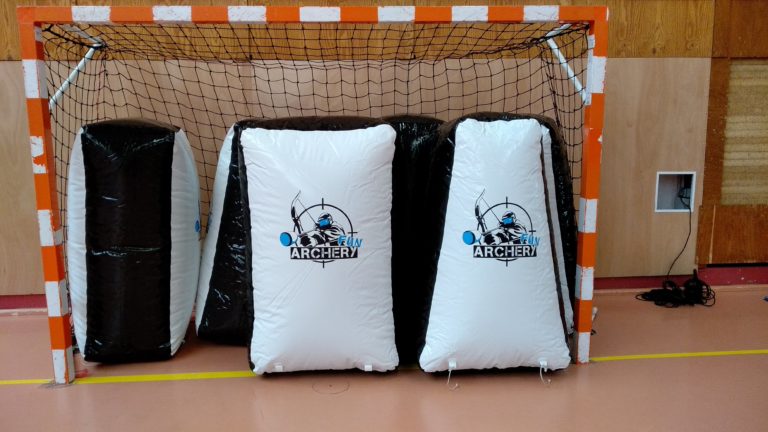 Équipe se plaçant en position de jeu